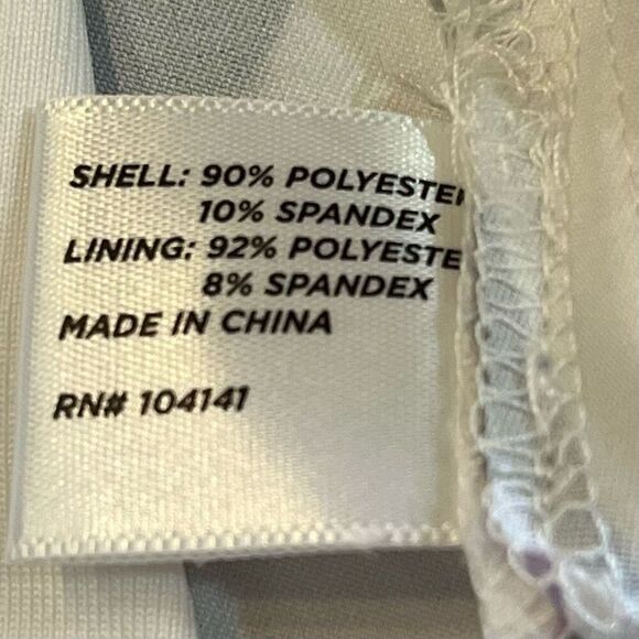 Lady Hagen Valencia Short White Floral Skort Sz 6 NWT MSRP $50 - Picture 5 of 5